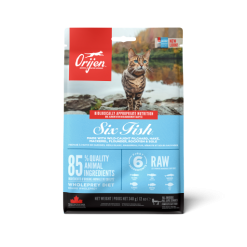 Orijen Six Fish -Nourriture pour chien Boutique 064992281342 ORIJEN Six Fish Cat Front 340g 6214d1dd8f42d g