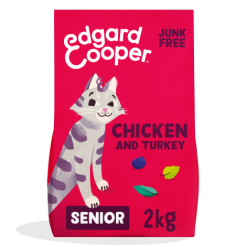 Edgard & Cooper Cibo Secco Senza Cereali A Base Di Tacchino E Pollo Per Gatti Adulti