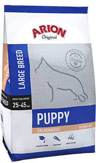Arion Cibo Secco Per Cani Original Puppe Large Salmone E Riso 3 Arion Cibo Secco Per Cani Original Puppe Large Salmone E Riso