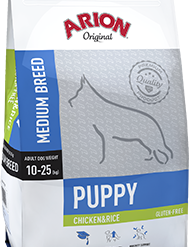 Arion Cibo Secco Per Cani Original Puppe Medium Pollo E Riso