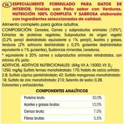 Friskies Cibo Secco Gatti Interni Con Verdure -Nourriture pour chien Boutique 114229 07613032918729 12211789 consumer data p1 3 g
