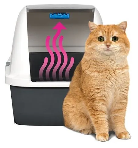 Catit Lettiera Coperta Magic Blue Con Coperchio Retrattile 5 Catit Lettiera Coperta Magic Blue Con Coperchio Retrattile – Image 3