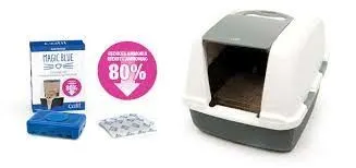 Catit Lettiera Coperta Magic Blue Con Coperchio Retrattile 8 Catit Lettiera Coperta Magic Blue Con Coperchio Retrattile – Image 6