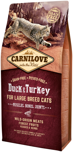 Carnilove Cibo Secco Natural Adult Gatti Raza Grande Anatra E Tacchino 3 Carnilove Cibo Secco Natural Adult Gatti Raza Grande Anatra E Tacchino