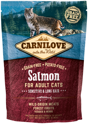 Carnilove Cibo Secco Natural Gatti Sensibile E Palame Largo Adult Salmone 5 Carnilove Cibo Secco Natural Gatti Sensibile E Palame Largo Adult Salmone – Image 3