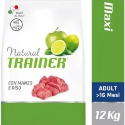 Trainer Cibo Secco Natural Maxi Adult Buee E Riso -Nourriture pour chien Boutique 118795 1 2 g