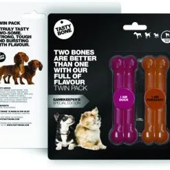 Tastybone Twinpack Gioco Del Fagiano E Dell'anatra -Nourriture pour chien Boutique 120753 tbttpg 2 g
