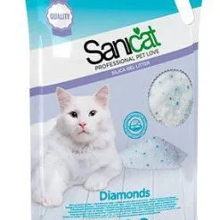 Sanicat Diamonds Sabbia Gel Di Silice Per Gatti