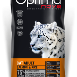 Optimanova Cibo Secco Gatto Adult Salmone E Riso 12 Optimanova Cibo Secco Gatto Adult Salmone E Riso -Nourriture pour chien Boutique 126393 126321 8413037200558 1 png 1 g