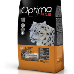 Optimanova Cibo Secco Gatto Adult Salmone E Riso 13 Optimanova Cibo Secco Gatto Adult Salmone E Riso -Nourriture pour chien Boutique 126393 bag 03 2 g