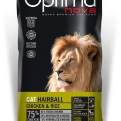 Optimanova Cibo Secco Gatto Hairball 11 Optimanova Cibo Secco Gatto Hairball -Nourriture pour chien Boutique 126396 126396 3d low 0006 hairball vf 1 1 g
