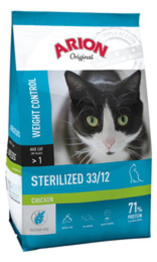 Arion Cibo Secco Per Gatti Original Sterilzed 33/12 Pollo 3 Arion Cibo Secco Per Gatti Original Sterilzed 33/12 Pollo