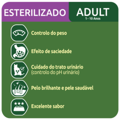 Ultima Cibo Secco SterileAdult Pollo -Nourriture pour chien Boutique 130768 3 benefits 3 g