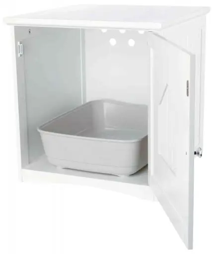 Trixie Casa Della Toilette Del Gatto Bianco 3 Trixie Casa Della Toilette Del Gatto Bianco