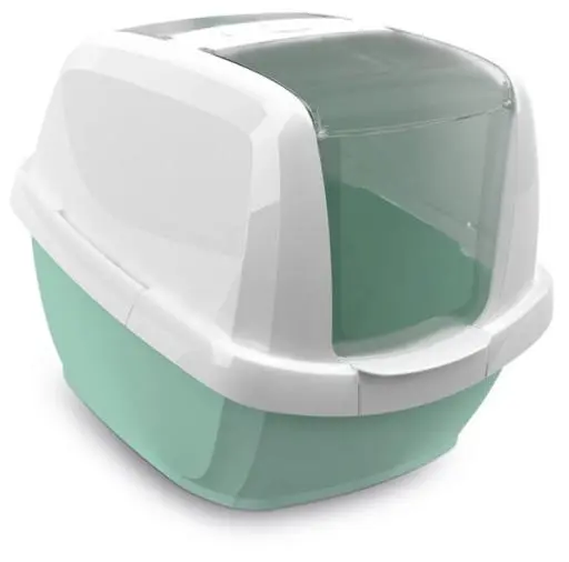 Imac Maddy Turquoise Toilet Cat Litter Box 3 Imac Maddy Turquoise Toilet Cat Litter Box