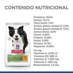 Hill's Science Plan +7 Senior Medium Vitality Pollo -Nourriture pour chien Boutique 171534 52742026107 4 4 g