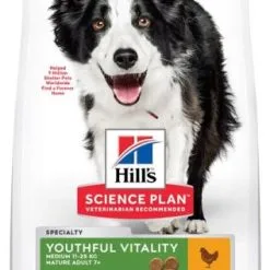 Hill's Science Plan +7 Senior Medium Vitality Pollo -Nourriture pour chien Boutique 171534 hill s youthful vitality cao medium mature 7 7 g