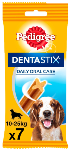 Pedigree Dentastix Dental Snack Per L'igiene Orale Di Cani Di Taglia Media 3 Pedigree Dentastix Dental Snack Per L'igiene Orale Di Cani Di Taglia Media