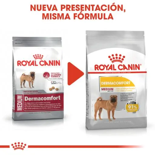 Royal Canin Medium Dermacomfort Medium Adult Dog Food Sensitive Skin 11 Royal Canin Medium Dermacomfort Medium Adult Dog Food Sensitive Skin – Image 9