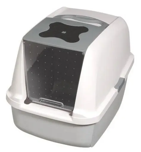 Catit Sabbiera Porta Rimovibile Grigia 3 Catit Sabbiera Porta Rimovibile Grigia