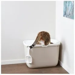 Savic Lettiera Coperta Per Gatti Hop In Moka -Nourriture pour chien Boutique 428021 savic casita gato hop in gris 1 1 g
