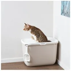 Savic Lettiera Coperta Per Gatti Hop In Moka -Nourriture pour chien Boutique 428021 savic casita gato hop in gris 3 3 g