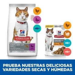 Hill's Science Plan Sterilised Young Adult Con Anatra -Nourriture pour chien Boutique 52742036007 6 g