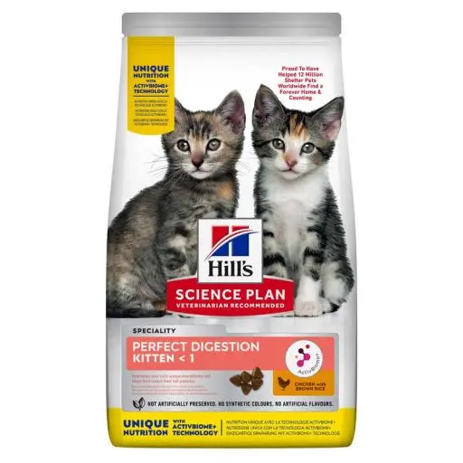 Hill's Science Plan Kitten Digestione Perfetta Con Pollo E Riso 3 Hill's Science Plan Kitten Digestione Perfetta Con Pollo E Riso