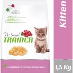 Trainer Cibo Secco Natural Kitten Pollo -Nourriture pour chien Boutique 68169 1 2 g