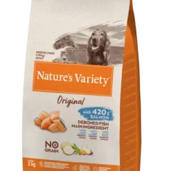 Nature's Variety Pienso Original Grain Free De Salmón Para Perros Adultos Medium