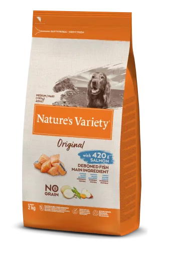 Nature's Variety Pienso Original Grain Free De Salmón Para Perros Adultos Medium 3 Nature's Variety Pienso Original Grain Free De Salmón Para Perros Adultos Medium