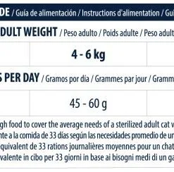 Advance Cibo Secco Sterilized Hairball Tacchino E Cebada -Nourriture pour chien Boutique 85802 6 6 g