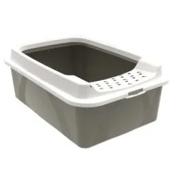 Rotho Bonnie Eco Cat Litter Tray Grey