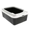 Rotho Bonnie Eco Cat Litter Tray Black