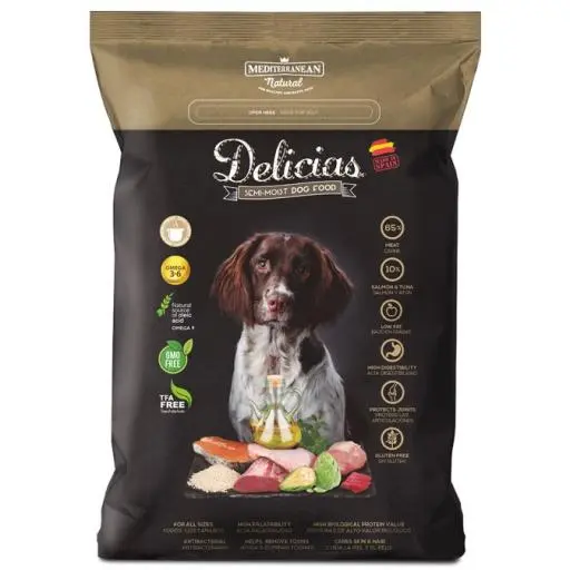 Mediterranean Natural Cibo Secco Delicias Cani Adulti 3 Mediterranean Natural Cibo Secco Delicias Cani Adulti