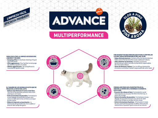 Advance Sabbia Agglomerante Multiperformance Per Gatti 5 Advance Sabbia Agglomerante Multiperformance Per Gatti – Image 3