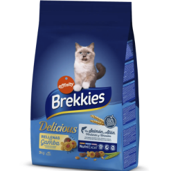 Brekkies Excel Delicious Cibo Per Gatti Con Salmone E Tonno, Verdure E Cereali