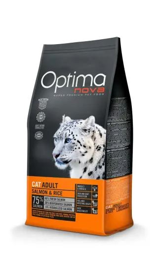Optimanova Cibo Secco Gatto Adult Salmone E Riso 3 Optimanova Cibo Secco Gatto Adult Salmone E Riso