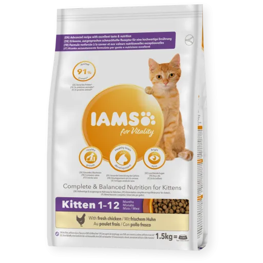 IAMS Cibo Secco Proactive Health Kitten Pollo 2 IAMS Cibo Secco Proactive Health Kitten Pollo