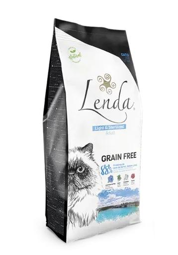 Lenda Adult Light & Sterilised Grain Free Food Per Gatti Sterilizzati 3 Lenda Adult Light & Sterilised Grain Free Food Per Gatti Sterilizzati