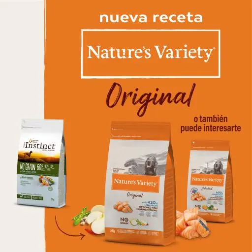 Nature's Variety Pienso Original Grain Free De Salmón Para Perros Adultos Medium 5 Nature's Variety Pienso Original Grain Free De Salmón Para Perros Adultos Medium – Image 3