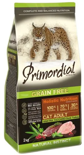 Primordial Cibo Secco Per Gatti Adult Anatra E Tacchino 3 Primordial Cibo Secco Per Gatti Adult Anatra E Tacchino