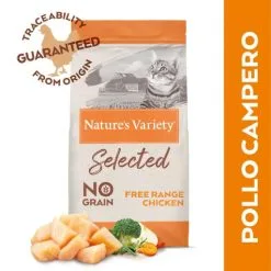 Nature's Variety Pienso Selected De Pollo Campero Para Gatos Esterilizados -Nourriture pour chien Boutique selected sterilized pollo en libertad 2 g